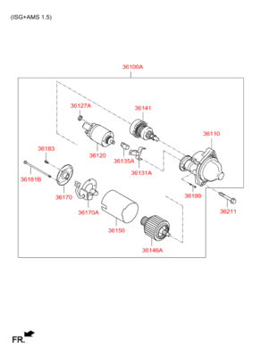 Стартер дизель (Hyundai-KIA) 361002F350 Стартер дизель (Hyundai-KIA) 361002F350