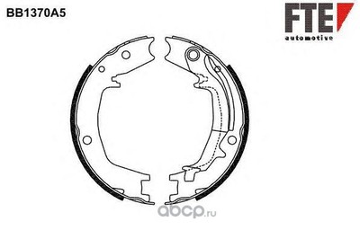 Комплект тормозных колодок, стояночная тормозная система (FTE Automotive) BB1370A5 Комплект тормозных колодок, стояночная тормозная система (FTE Automotive) BB1370A5