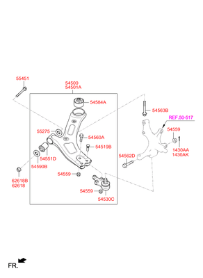   (Hyundai-KIA) 545004H000