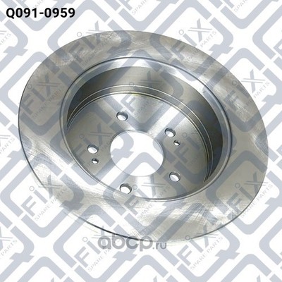 Диск тормозной задний (Q-FIX) Q0910959 Диск тормозной задний (Q-FIX) Q0910959 (фото)