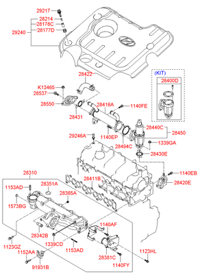   (Hyundai-KIA) 2831027430