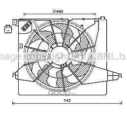 Вентилятор, охлаждение двигателя (Ava) HY7561 Вентилятор, охлаждение двигателя (Ava) HY7561