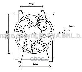 Вентилятор, охлаждение двигателя (Ava) HY7535 Вентилятор, охлаждение двигателя (Ava) HY7535