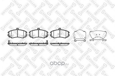 Комплект тормозных колодок (Stellox) 1205002LSX Комплект тормозных колодок (Stellox) 1205002LSX
