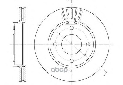 Тормозной диск (Remsa) 663310 Тормозной диск (Remsa) 663310
