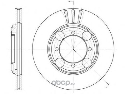 Тормозной диск (Remsa) 637510 Тормозной диск (Remsa) 637510