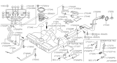   (NISSAN) 1704231U05