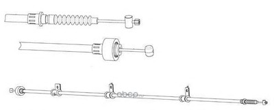 Трос (KAWE) HY02123 Трос (KAWE) HY02123