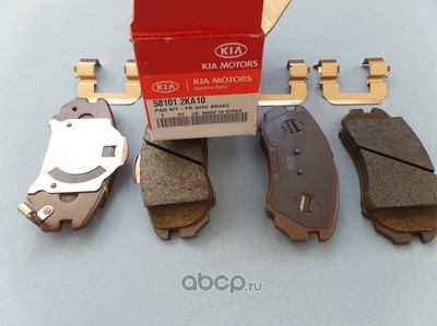 Колодки дисковые (Hyundai-KIA) 581012KA10 Колодки дисковые (Hyundai-KIA) 581012KA10