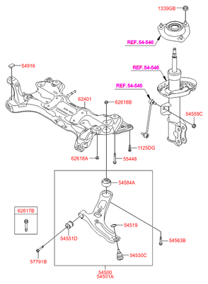  (Hyundai-KIA) 545513X000