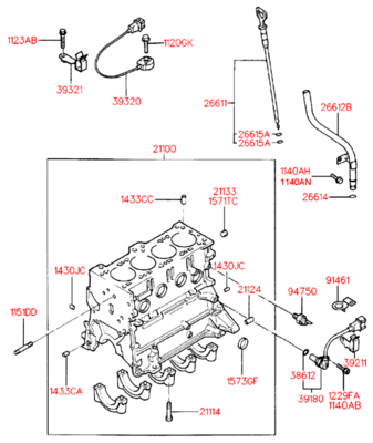 Датчик импульсов (Hyundai-KIA) 3918022040 Датчик импульсов (Hyundai-KIA) 3918022040