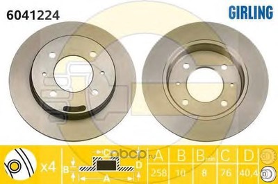 ��������� ���� (Girling) 6041224