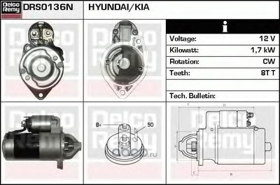  (Delco remy) DRS0136N
