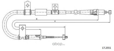 Трос (Cabor) 172551 Трос (Cabor) 172551 (фото)