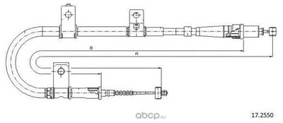 Трос (Cabor) 172550 Трос (Cabor) 172550 (фото)