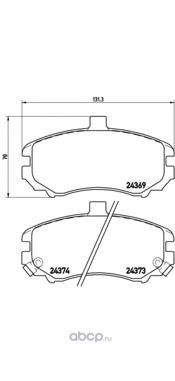    (Brembo) P30029