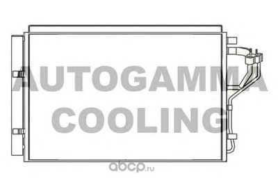 Конденсатор (AUTOGAMMA) 105979 Конденсатор (AUTOGAMMA) 105979