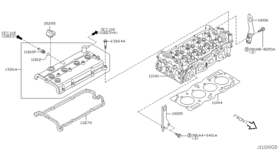    (NISSAN) 1102653J00