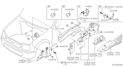   (NISSAN) 748490E000