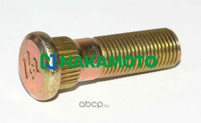 Шпилька крепления колеса (m12x1,25x13x38) (Nakamoto) I030028 Шпилька крепления колеса (m12x1,25x13x38) (Nakamoto) I030028