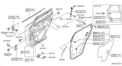   (NISSAN) 80850CA002