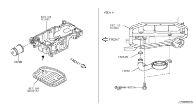  (NISSAN) 15050JA00A