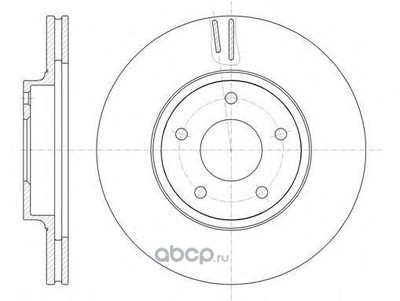 Тормозной диск (WOKING) D6124310 Тормозной диск (WOKING) D6124310