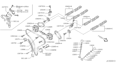   (NISSAN) 13020AL616