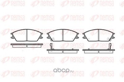 Комплект тормозных колодок, дисковый тормоз (KAWE) 022402 Комплект тормозных колодок, дисковый тормоз (KAWE) 022402
