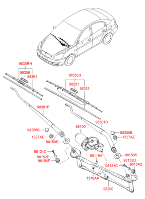 ���� (Hyundai-Kia) 981313E000