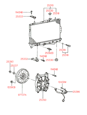 ,   (Hyundai-KIA) 2531022250