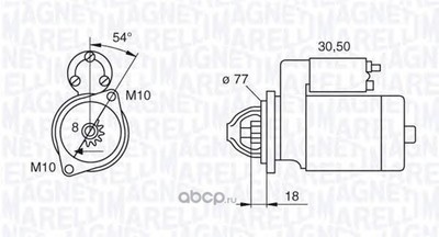 Стартер (MAGNETI MARELLI) 063280901010 Стартер (MAGNETI MARELLI) 063280901010