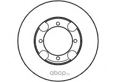 Тормозной диск (NATIONAL) NBD220 Тормозной диск (NATIONAL) NBD220