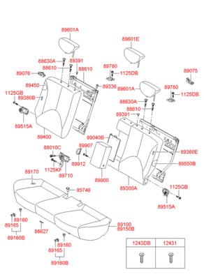  (Hyundai-KIA) 899072D000