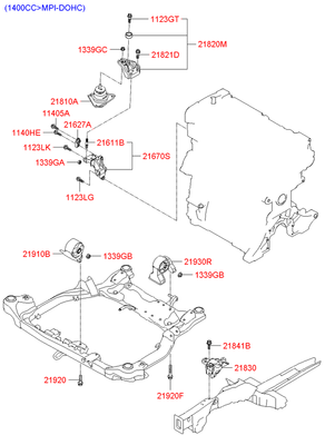  M6 (Hyundai-KIA) 1140410181