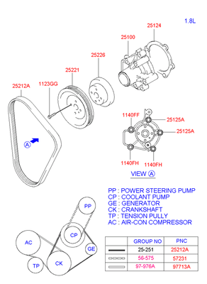   l=90 (Hyundai-KIA) 252122A112