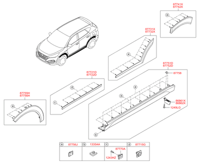   ,  (Hyundai-KIA) 87711D7000