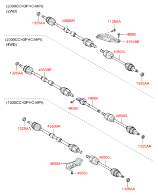 ����������� ������� ������ (Hyundai-KIA) 495942Y000