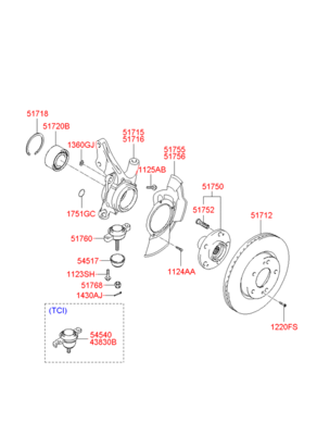    (Hyundai-KIA) S517122C000