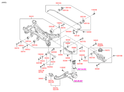 Втулка стабилизатора (Hyundai-KIA) 555132Y000 Втулка стабилизатора (Hyundai-KIA) 555132Y000