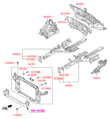   (Hyundai-KIA) 641012S000