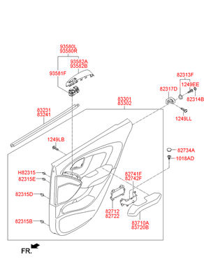     (Hyundai-KIA) 827343A000MBS