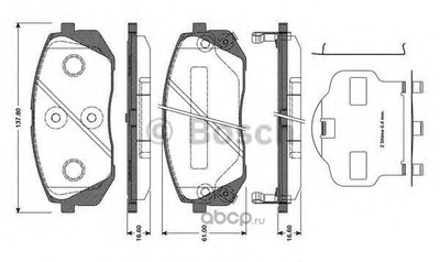 �������� ��������� �������, �������� ������ (Bosch) 0986TB3124