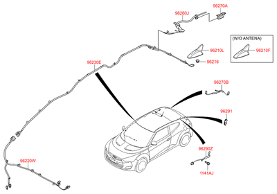 Деталь (Hyundai-KIA) 96217A2000 Деталь (Hyundai-KIA) 96217A2000