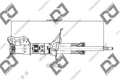 Амортизатор (DJPARTS) DS1718GS Амортизатор (DJPARTS) DS1718GS