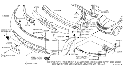   (NISSAN) 62284CA000