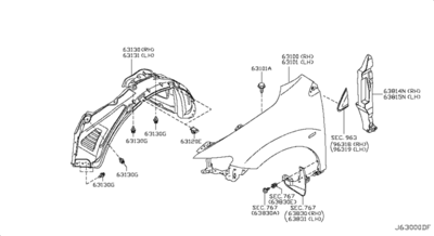 -  (NISSAN) 638481AA1A