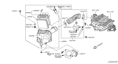 ������ ������������ ��������� ���� (NISSAN) 16557AR000