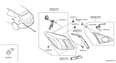   (NISSAN) 265501AM0A