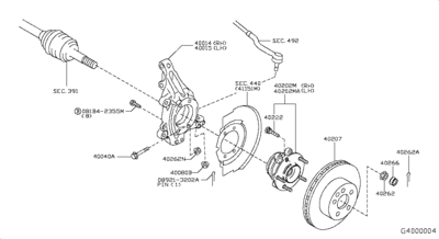  (NISSAN) 402033JK0C